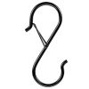 VEVOR S Hooks 36 Pack, 39.68 LBS Capacity for Bars up to 0.85 Inch, S Shaped Hooks with Safety Buckle, Heavy Duty Metal Hangers for Plants, Jeans