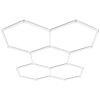 VEVOR Hexagon Garage Lights, 26400LM, 6500K 5 Grid Systems Honeycomb Hexagonal Garage LED Lights