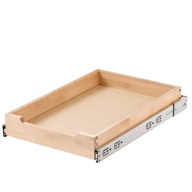 VEVOR Pull Out Cabinet Organizer, 14"W x 21"D Cabinet Drawer, Soft Close Slide out Shelf, Heavy-Duty Sliding Wood Drawer