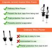 12 Pack Liquor Pour Spout With Dust Caps Bottle Pourers for Alcohol, Olive Oil Speed Pourers, Bar Bartender Accessories
