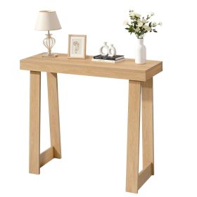 VEVOR 36 in Console Table, Modern Desk Behind the Couch, Wooden Rectangle Entrance Desk, Narrow Long Sofa Table Accent Stand, Ideal for Hallway