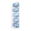 VEVOR 5 Tiers Water Jug Holder, 5 Gallon Water Bottle Holder, Single Row Water Bottle Rack for 5 Bottles, Heavy Duty Water Jug Rack for Kitchen