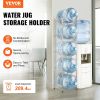 VEVOR 5 Tiers Water Jug Holder, 5 Gallon Water Bottle Holder, Single Row Water Bottle Rack for 5 Bottles, Heavy Duty Water Jug Rack for Kitchen