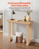 VEVOR 36 in Console Table, Modern Desk Behind the Couch, Wooden Rectangle Entrance Desk, Narrow Long Sofa Table Accent Stand, Ideal for Hallway
