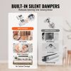 VEVOR Cabinet Hinges, 50 Packs Partial Overlay Kitchen Cabinet Door Hinges
