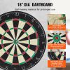 VEVOR Dartboard and Cabinet Set, Ready-to-Play Bundle Official Size Dartboard Cabinet Set, Steel Tip Dart Cabinet, Features Easy Assembly