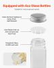 VEVOR Spice Rack Organizer for Cabinet, Spice Organizer with 72 Empty Spice Jars, Lids, Spice Labels, and Funnel Complete Set