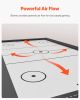 VEVOR 84" Air Hockey Table, Indoor Arcade Table Gaming Set with 2 Pushers, 2 Pucks, Electronic Scorer, X-shaped Legs & High-powered Blower