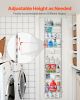 VEVOR Over the Door Pantry Organizer, 10-Tier Pantry Organization and Storage, Heavy-Duty Steel Hanging Spice Rack, Adjustable Wall Seasoning Shelves