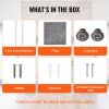 VEVOR Dartboard Cabinet, Solid Wood Dartboard Cabinet Set, Official Size Hideaway Cabinet with Socreboard and Accessories, Features Easy Assembly