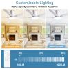 72 in. Black Lowe Profile Ceiling Fan with Light