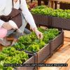 SOGA 160cm Deep Raised Garden Bed – Durable Planter Box with Legs for Vegetables, Herbs, and Flowers, Outdoor Garden Container for Home, Patio