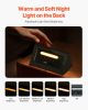 VEVOR Digital Alarm Clock, Wooden Desk Clock with Dual Alarm, USB Port, Snooze, Night Light, Voice Control, Adjustable Volume