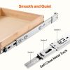 VEVOR Pull Out Cabinet Organizer, 14"W x 21"D Cabinet Drawer, Soft Close Slide out Shelf, Heavy-Duty Sliding Wood Drawer