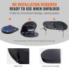 VEVOR 8 Player Foldable Poker Table, Blackjack Texas Holdem Poker Table with Padded Rails and Stainless Steel Cup Holders
