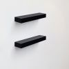 Floating Shelves 15.75" Wall Mounted Wood Shelves for Bathroom, Bedroom, Living Room, Kitchen