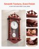 VEVOR Grandfather Clock, 23.2 in Classic Vintage Pendulum Clock, Pine Wood & MDF Wall Clocks with Quartz Movement and Quiet Design, for Living Room