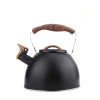 PSHAB36A3LG   Black European-style kettle with gas stove whistle function. Boils water in 8-10 minutes with 0.35mm-thick body. 3.0L capacity compatibl