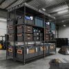 UltraDurable Double Row Heavy Duty 1500/1200 LBS 5/4 Tiers Storage Shelves